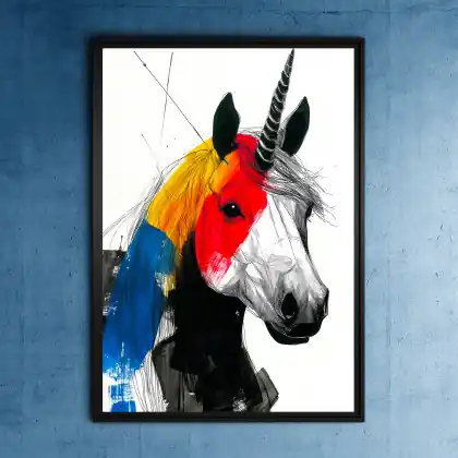 Jednorożec - grafika na plakacie na A3 Zamów dziś