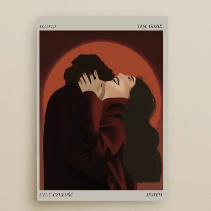 Darmowy zwrot Plakat Czuć czułość 29,7x42 cm A3