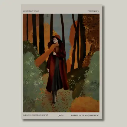 Zamów dziś Jesień! Plakat o wymiarach 50x70 cm