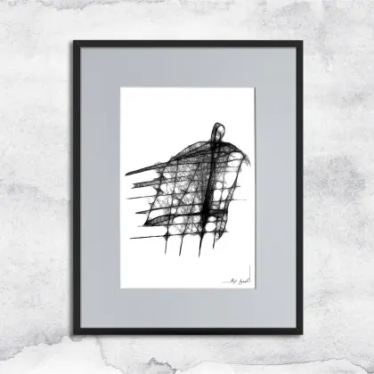 Zniżka Autorska grafika z ramą (nr 31)