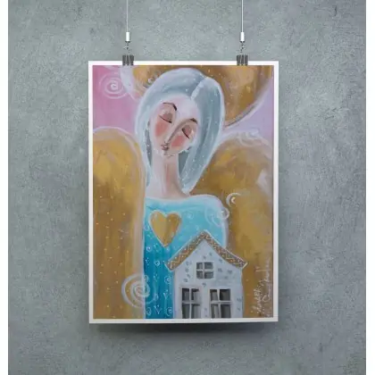 Tylko dziś Anioł stróż domu. Plakat