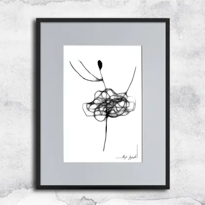 Tylko dziś Autorska grafika z ramą (nr 92)