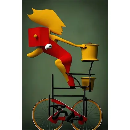 Kup teraz szalona cyklistka
