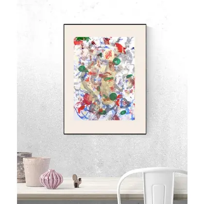 Ostatnia szansa Kompozycja abstrakcyjna - grafika