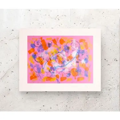 Popularny barwna abstrakcja - grafika