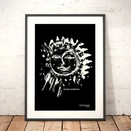 Wyjątkowa oferta 30x40 plakat Słońce i Księżyc
