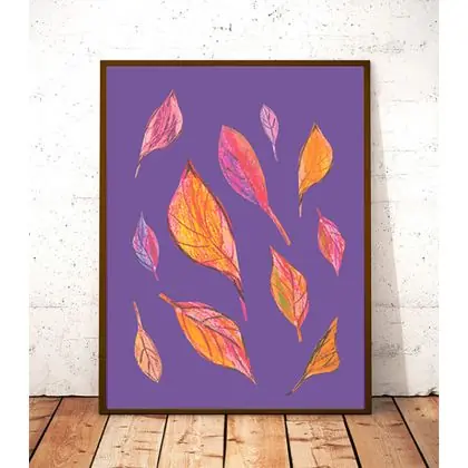 Łatwy zwrot 30x40cm plakat jesień