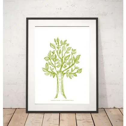 Kup online 30x40 cm plakat z drzewem