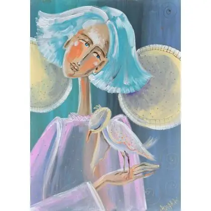 Szybka wysyłka Zmęczony ptak 45x32