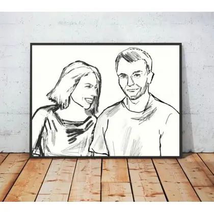 30x40 cm Ona i on plakat pop art Kup online