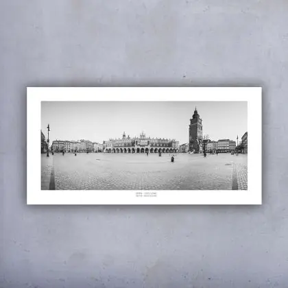 Plakat panorama- Kraków Rynek 2-100x50 Niska cena