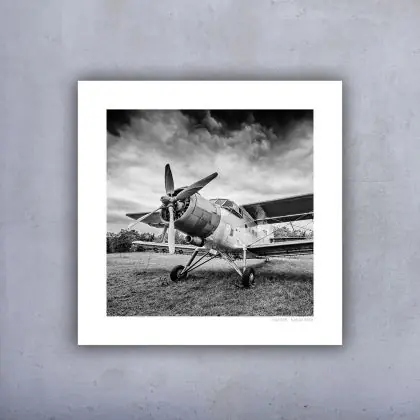 Plakat 70x70 cm - Samolot An-2 Bezpieczne zakupy