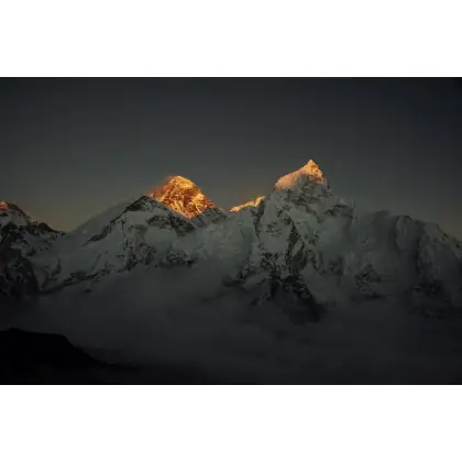 Okazja Everest i Lhotse o zachodzie