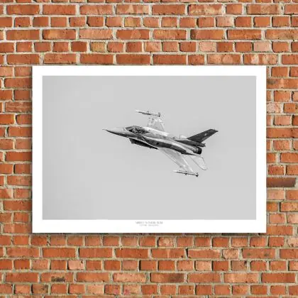 Obniżka ceny Plakat Samolot - F-16 100x70