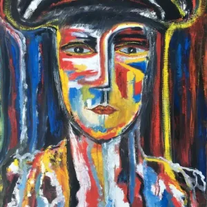 Zniżka Torero. Potężny abstrakcyjny portret