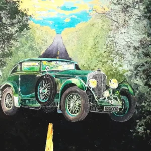 Zniżka Acrylic painting Bentley
