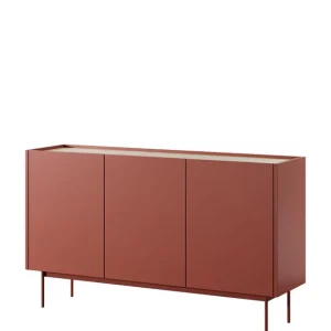 Nowoczesna komoda Color K-144 ceglasty/dąb linea Nie przegap