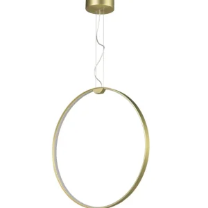 Obniżka ceny Lampa ring LED Acirculo złota 60 cm