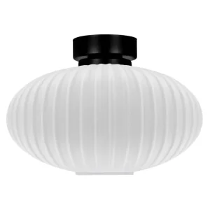 Lampa sufitowa plafon z ryflowanym kloszem Peso K-5671 Ekspresowa dostawa