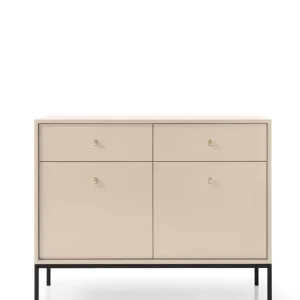 Oferta Komoda Mono z szufladami (MKSZ104), beżowa/czarna