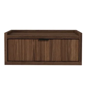 Wisząca szafka nocna Edison Brown Warmia Walnut Ostatnie sztuki