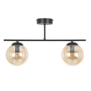 Lampa wisząca sufitowa dwupunktowa klosz K-5163 Delta Rabat