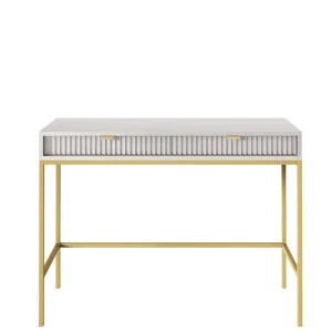 Toaletka Nova (T104), konsola do przedpokoju, grey/gold Promocja
