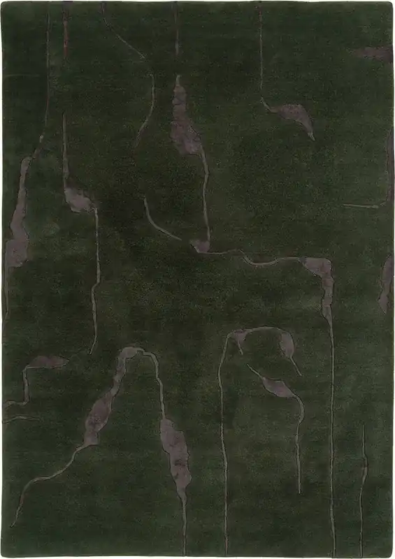 Zielony dywan w abstrakcyjny wzór - SHAPES CANYON GREEN 5122 160x230 cm Dostępne od ręki
