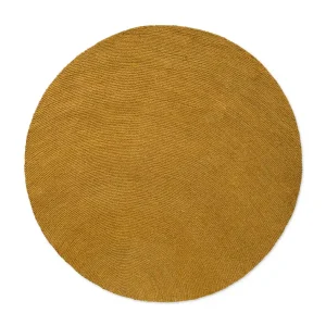 Zniżka Żółty Okrągły Dywan Strukturalny - DECOR ECHO ORCHE ROUND 089706 150x150 cm