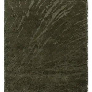 Zielony Jednokolorowy Dywan z wzorem - TWINSET SHORE OLIVE 121607 140x200 cm Wyprzedaż