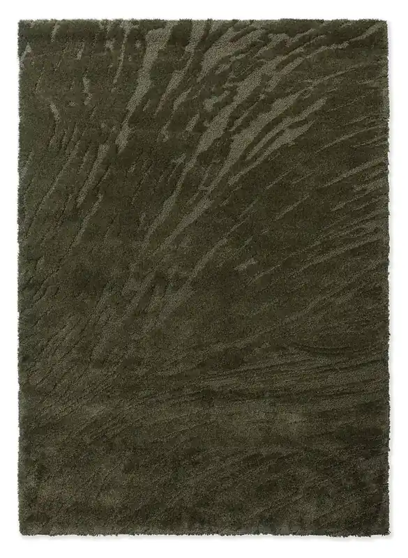 Zielony Jednokolorowy Dywan z wzorem - TWINSET SHORE OLIVE 121607 140x200 cm Wyprzedaż