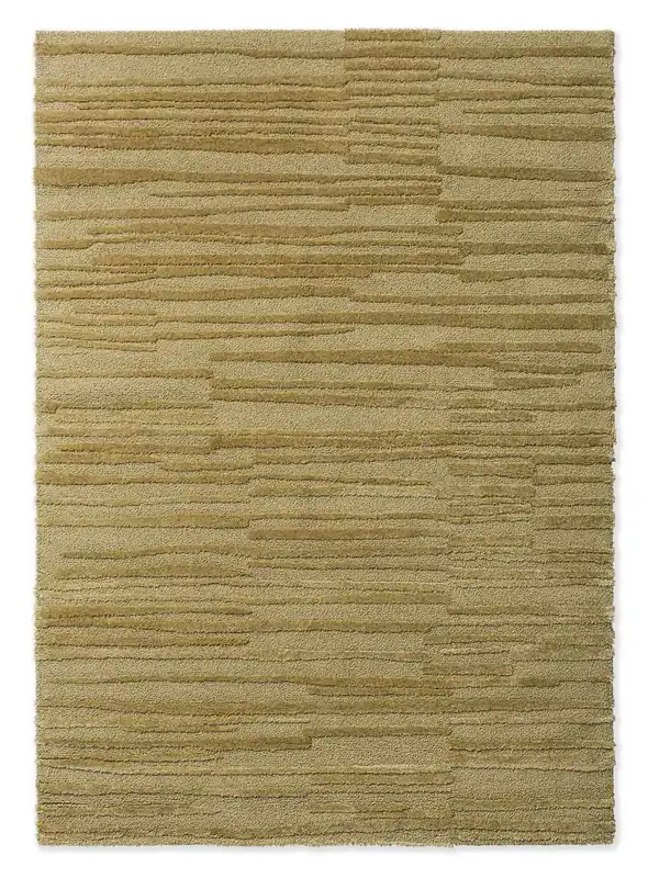 Złoty Jednokolorowy Dywan z wzorem - TWINSET TERRAIN ANTIQUE 121706 140x200 cm Nowość