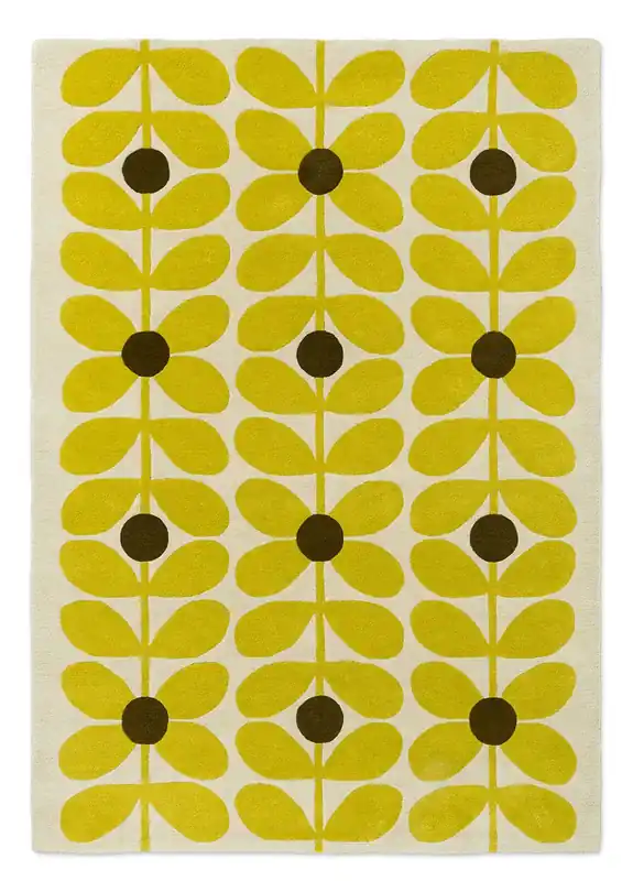 Żółty Dywan w Liście - SIXTIES STEM YELLOW 158106 120x180 cm Oferta czasowa
