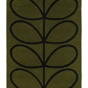 Zielony Dywan w Liście - LINEAR STEM OLIVE 464407 140x200 cm Dostępne od ręki