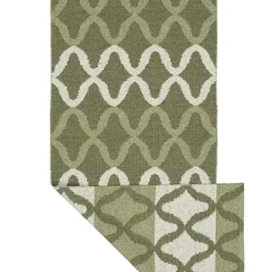Zielony Chodnik Zewnętrzny Geometryczny Wzór - MADDOX GREEN 21401 70x50 cm Oferta limitowana