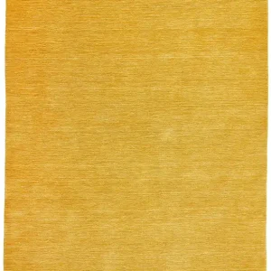 Żółty Dywan Wełniany - PANORAMA UNI GOLD 60x90 cm Łatwy zwrot