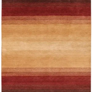 Żółto Czerwony Dywan Cieniowany - PANORAMA BLACK TERRA 7007 - rozmiar 60x90 cm 60x90 cm Zamów dziś