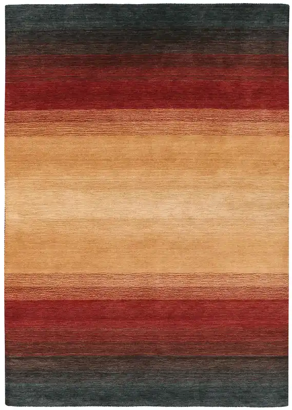 Żółto Czerwony Dywan Cieniowany - PANORAMA BLACK TERRA 7007 - rozmiar 60x90 cm 60x90 cm Zamów dziś