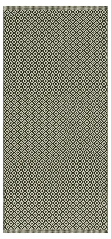 Zielony Cienki Dywan Wełniany - BJORKO GREEN 83201 75x150 cm Kup online