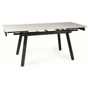 Stół Rozkładany John z marmurowym blatem 120 -180 cm Premium