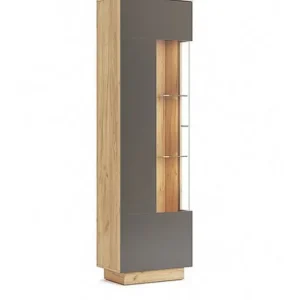 Kredens do salonu prawy witryna Luna LED LN-111-LV Tani