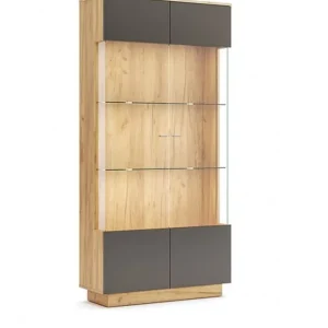 Nie przegap Kredens witryna dwudrzwiowa Luna LED LN-113-LV