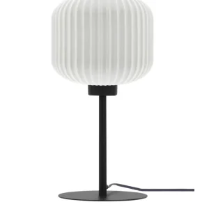 Ostatnie sztuki Lampa stojąca ryflowany klosz K-5646 Sparta, lampka nocna