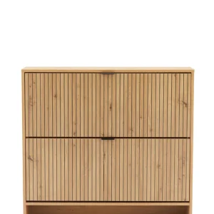 Szafka na buty Sancho dąb artisan, lamelowa, nowoczesna Najlepsza cena