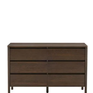 Komoda Blair z 6 szufladami (CD01) przydymiony dąb 120 cm Ostatnie sztuki