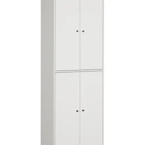 Szafa na buty szafka wysoka do przedpokoju biała Dino (DIN0232) Tani