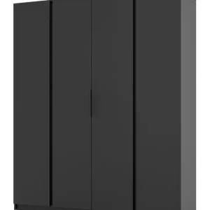 Bestseller Szafa 4-drzwiowa Kaja BL/BL 4F Czarny