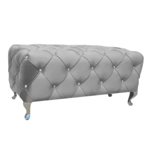 Kup online Pufa Hestia – szara tapicerowana
