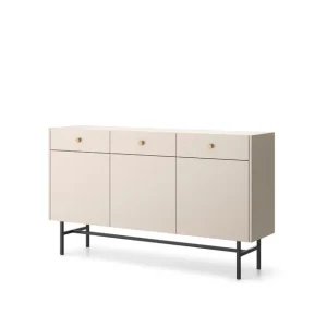 Komoda Diva kaszmir z 3 szufladami i 3 szafkami (3D3SZ) 155 cm Tylko dziś