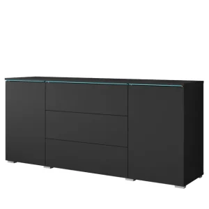 Oferta Komoda z szufladami i szafkami Vera 150 cm czarny grafit (VRB150Z)